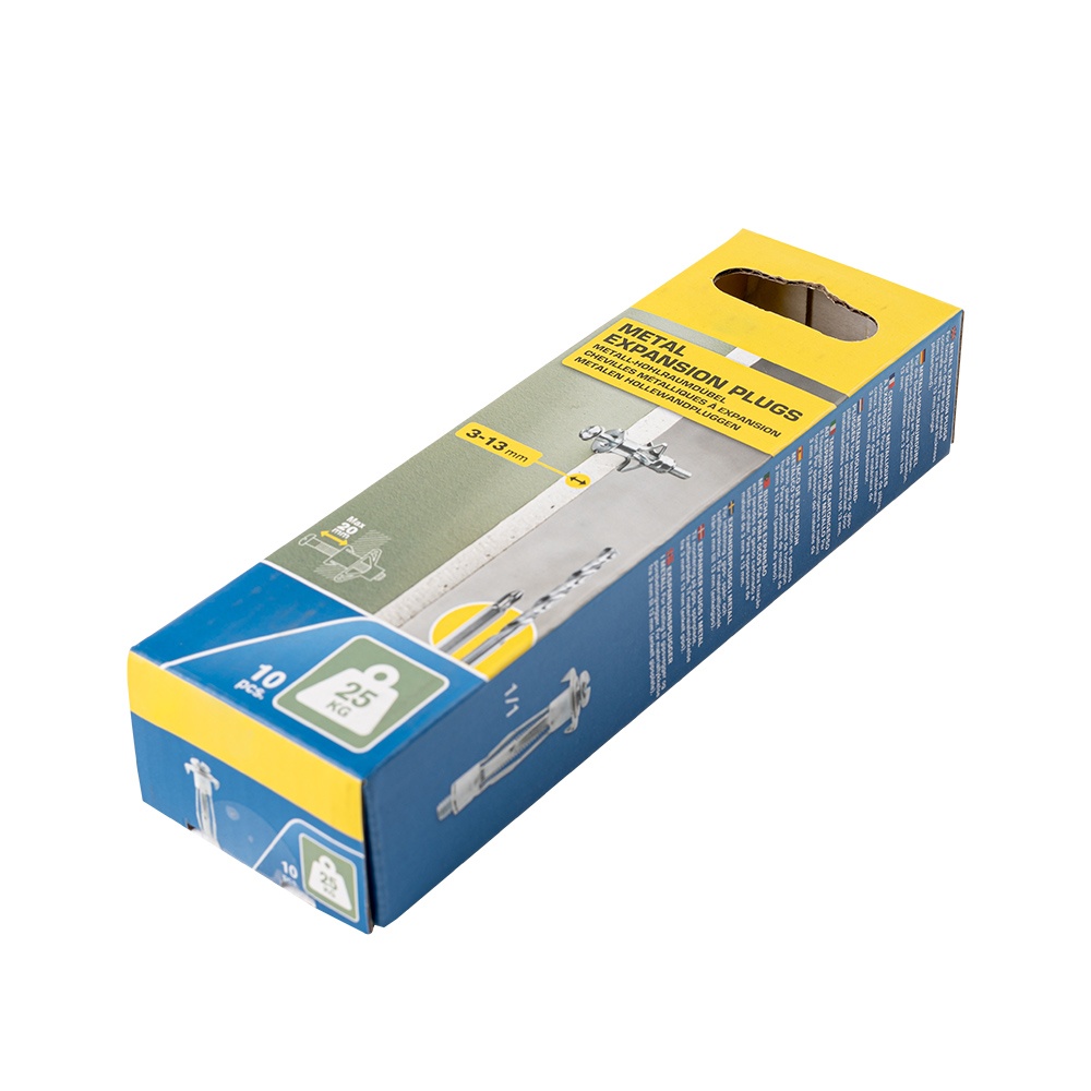 新型帶掛空彩色紙盒